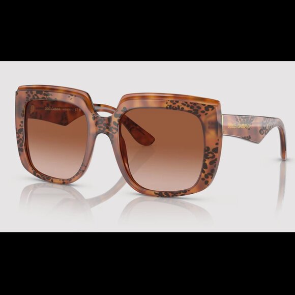 [SOLD] NWT Dolce & Gabbana Tortoise Shell Sunglasses - Large Frame Giftable - Picture 2 of 6